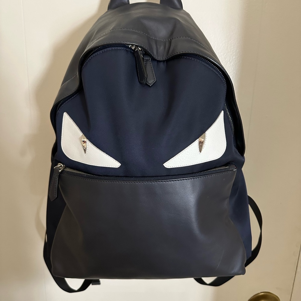 Fendi - Monster - Limited Edition - Backpack - Nylon/Calf Skin Leather combo